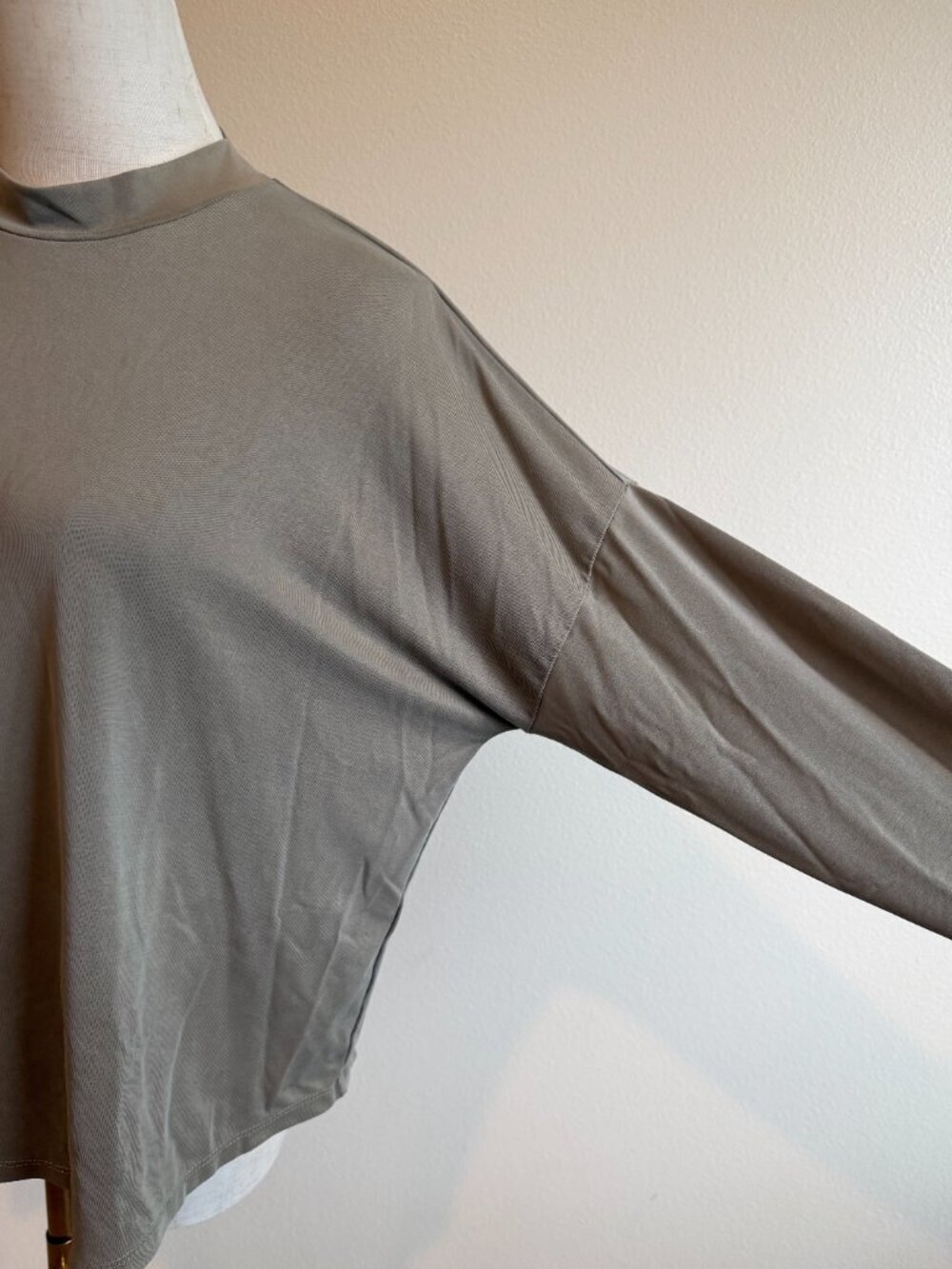 Madewell Green Dolman Sleeve Long Sleeve Tee - Size M Sage Green - Picture 6 of 9